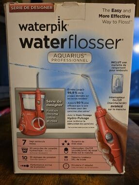 Waterpik Waterflosser Aquarius Professional — Designer Series Pink